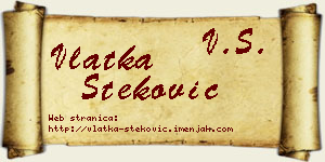 Vlatka Steković vizit kartica